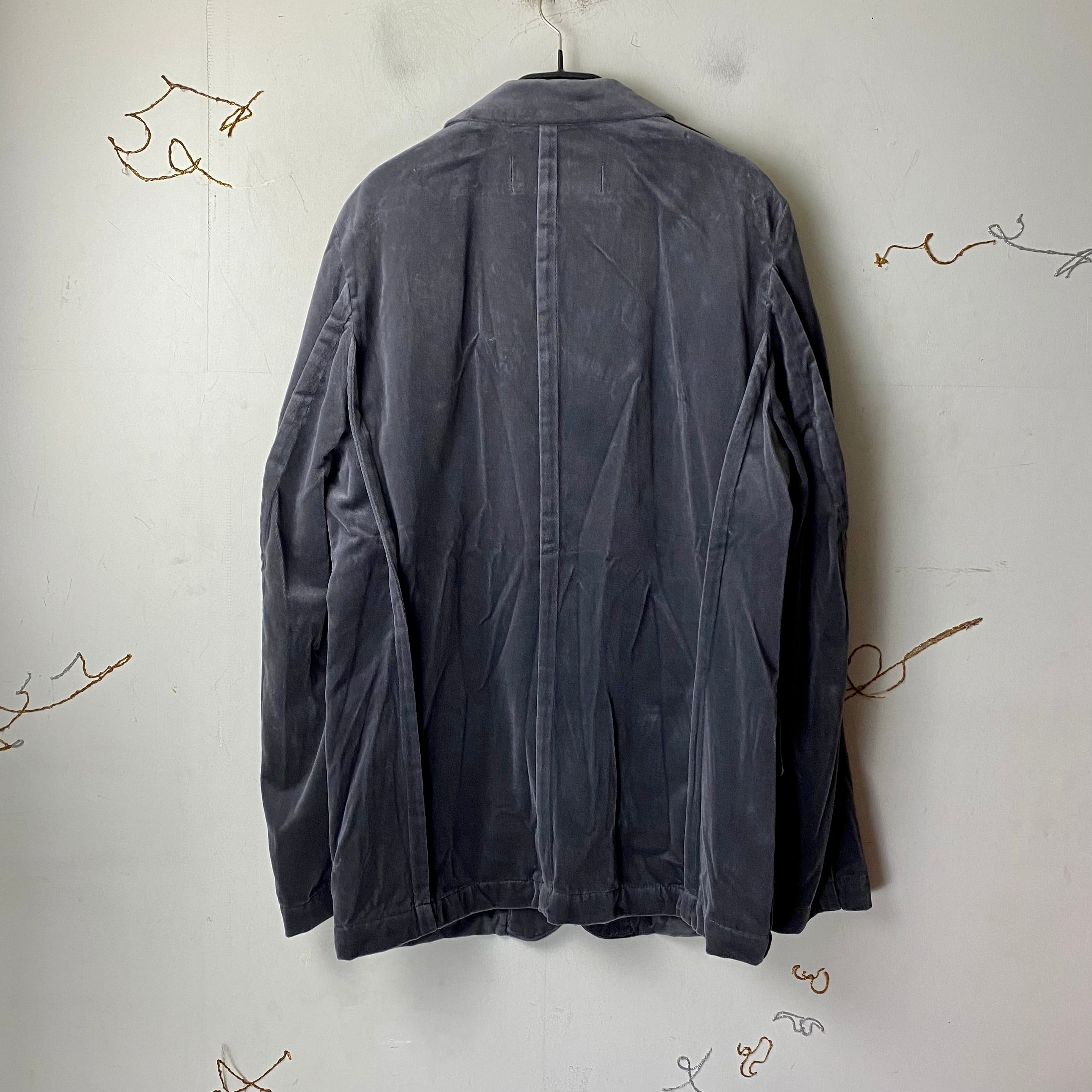 AD2005 COMME des GARCONS HOMME PLUS EVER GREEN velour tailored 