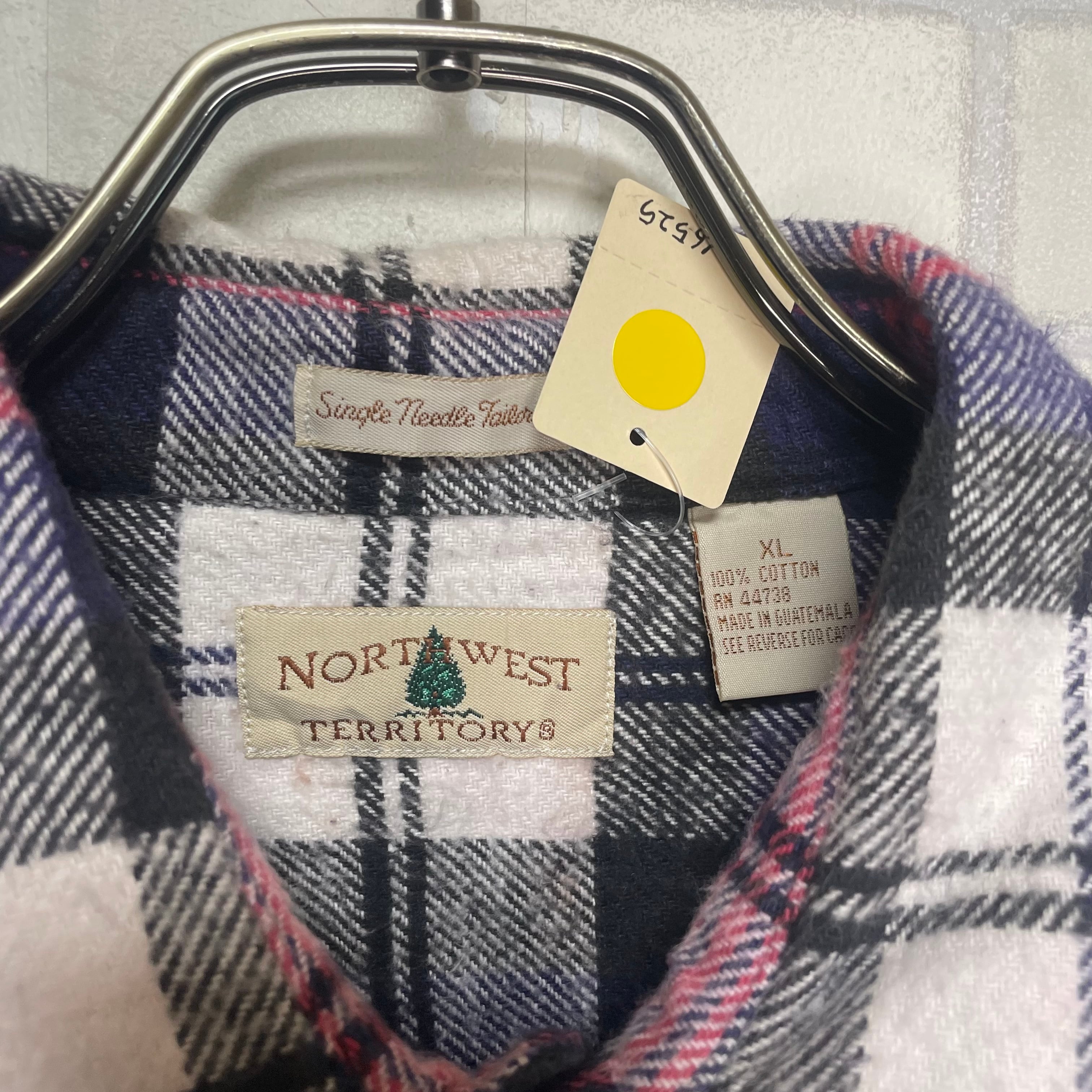 NORTHWEST TERRITORY 長袖ネルシャツ XL チェック柄 厚手 | 古着屋OLDGREEN