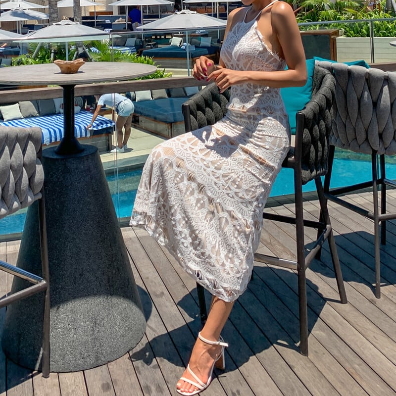 ワンピース 膝丈 袖なし ノースリーブ ラウンドネック Aライン ハイウエスト リボン ウエストリボン かわいい 大人可愛い きれいめ シンプル カジュアル 上品 おしゃれ レトロ こなれ感 ラフ キュート エレガント とろみ感 抜け感 スタイリッシュ ストライプ 春 夏 10代 20代 ワンピース 膝丈 袖なし ノースリーブ ラウンドネック Aライン ハイ