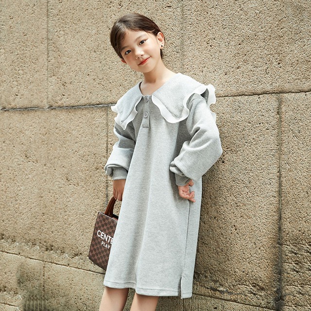 セーター スカート オータムスプリングドレス ロング 春物 秋物 トレンディボーイ42618161606