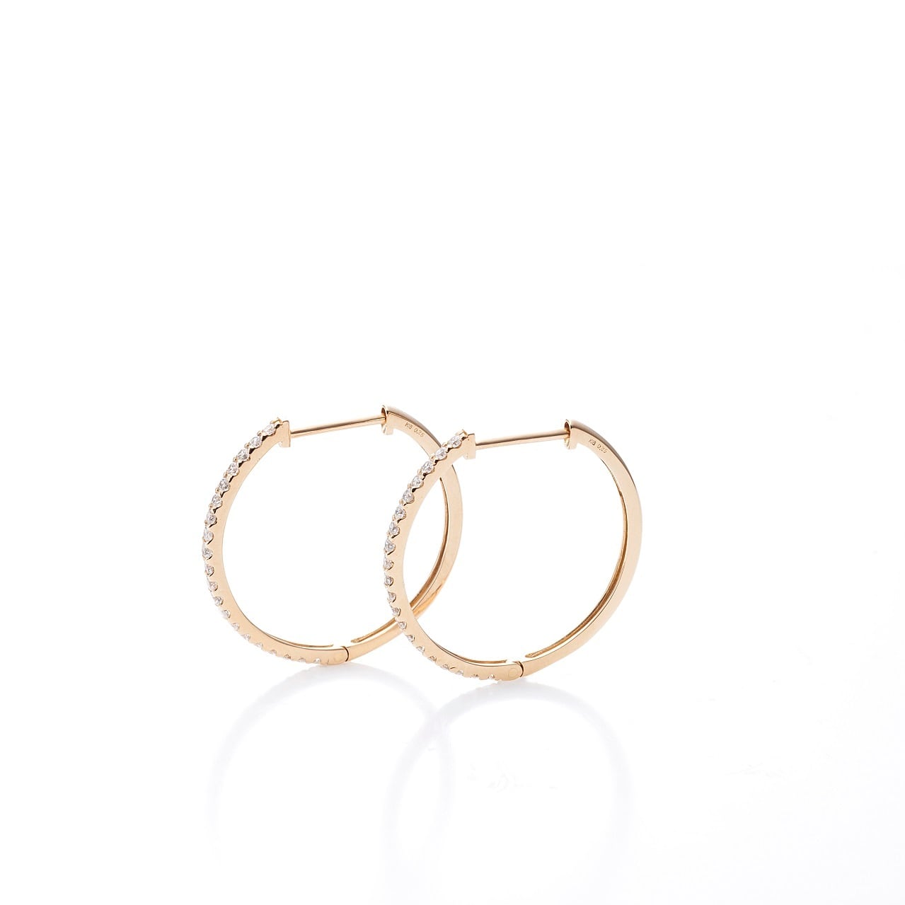 Clair フープピアス [L] | BIJOURS