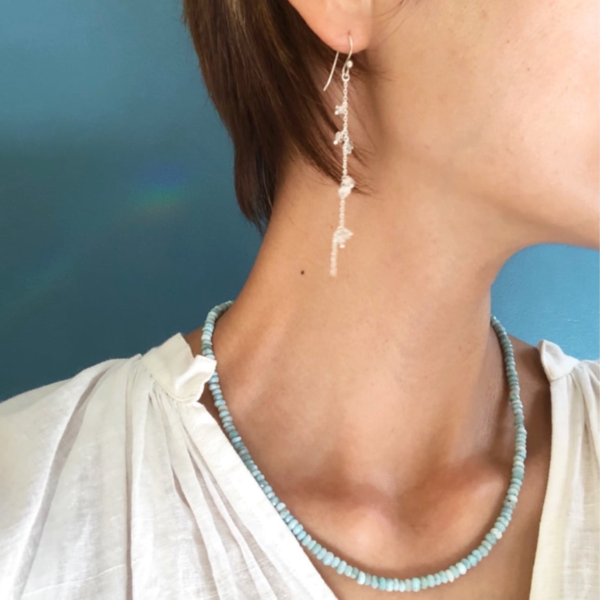 ハーキマーダイヤモンド フック ピアス Silver | 【公式通販 ハーキマーダイヤモンド フック ピアス Silver | 【公式通販