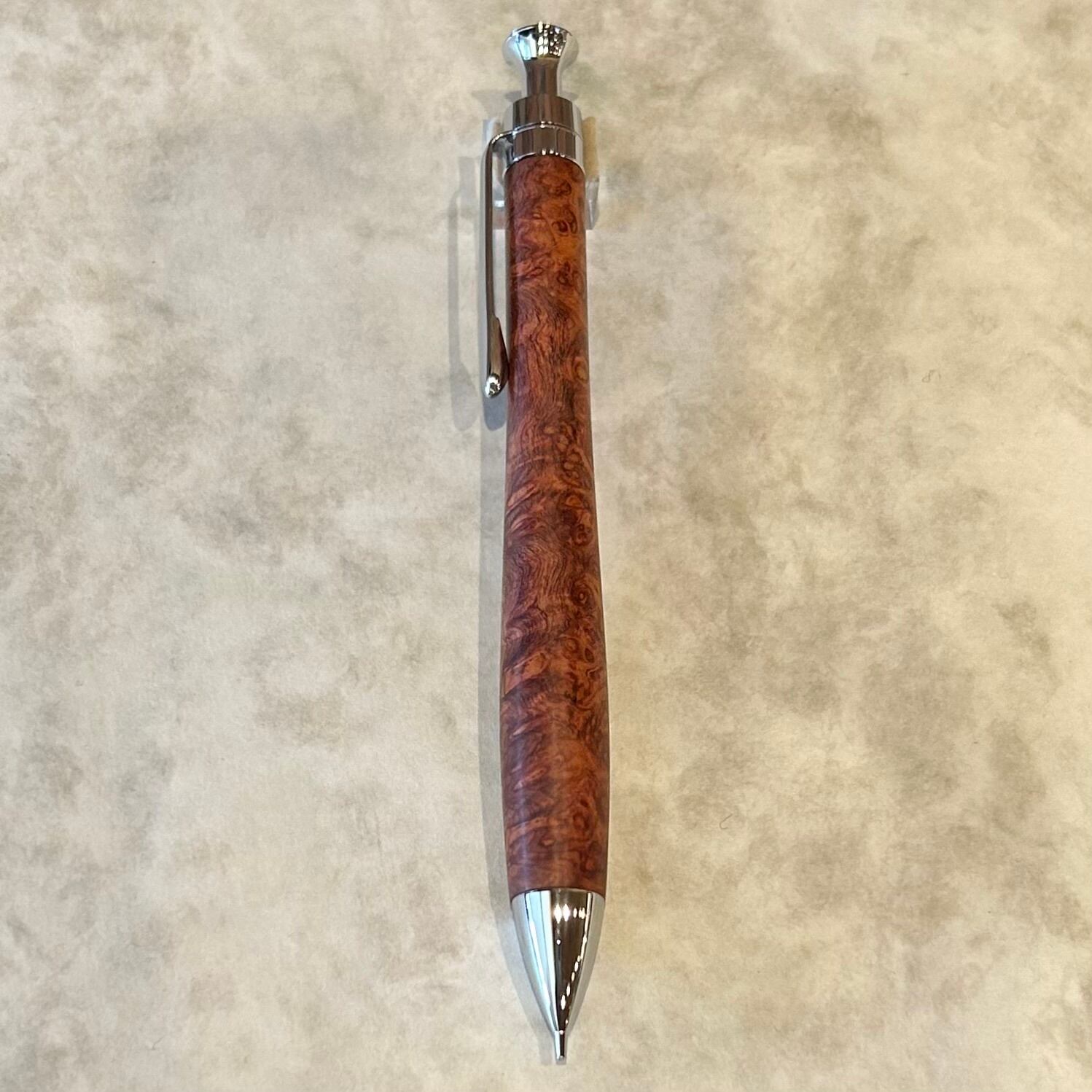 こぶた工房 【極上＋花梨瘤 特赤③】 ボールペン換装可 | ペンネジューク