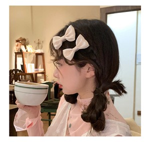 マーメイド  ピンク リボン ヘッドドレス ヘアピン スモール フェアリー  プリンセス サイド クリップ  2個セット  パステルカラー ピンク ブルー クリーム