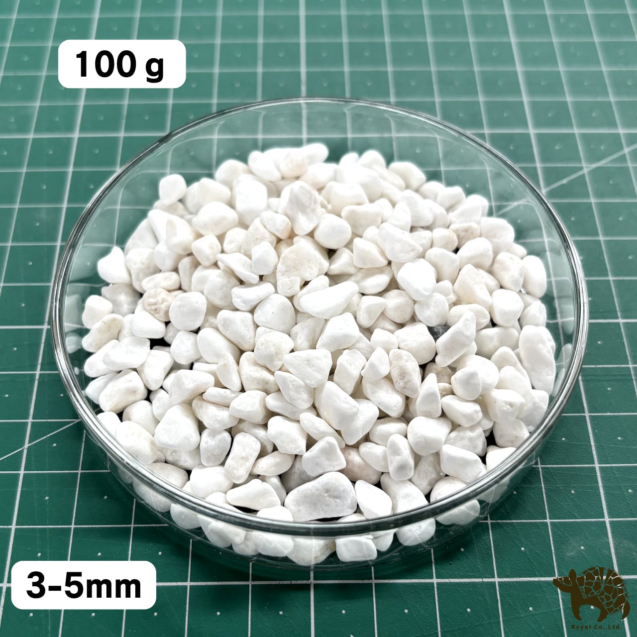 【100g単位】クラッシュホワイト(小粒) 約3~5mm 天然石 砂利 少量から 少ない単位から 水槽 底砂