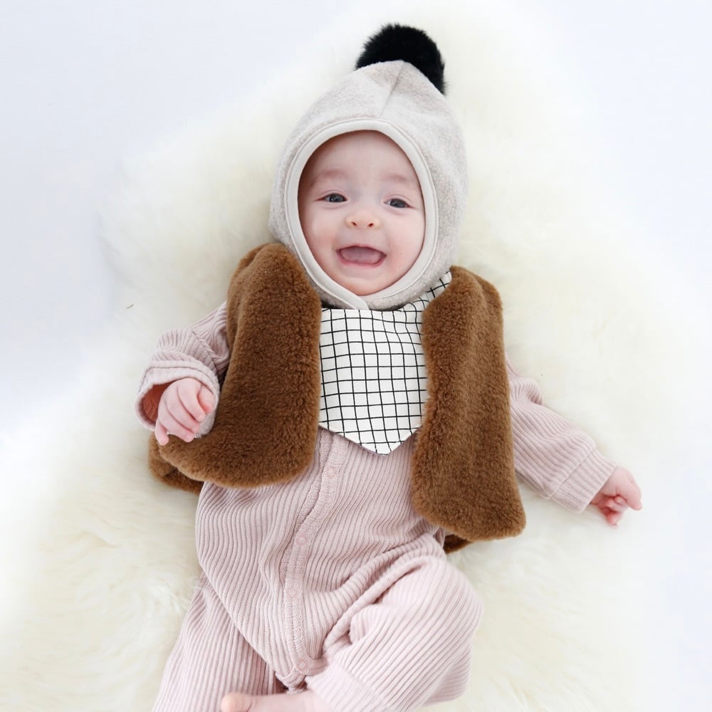 chocolatesoup フリース ポンポンボンネット Mサイズ chocolatesoup》FLEECE POMPOM BONNET | cirkel mote