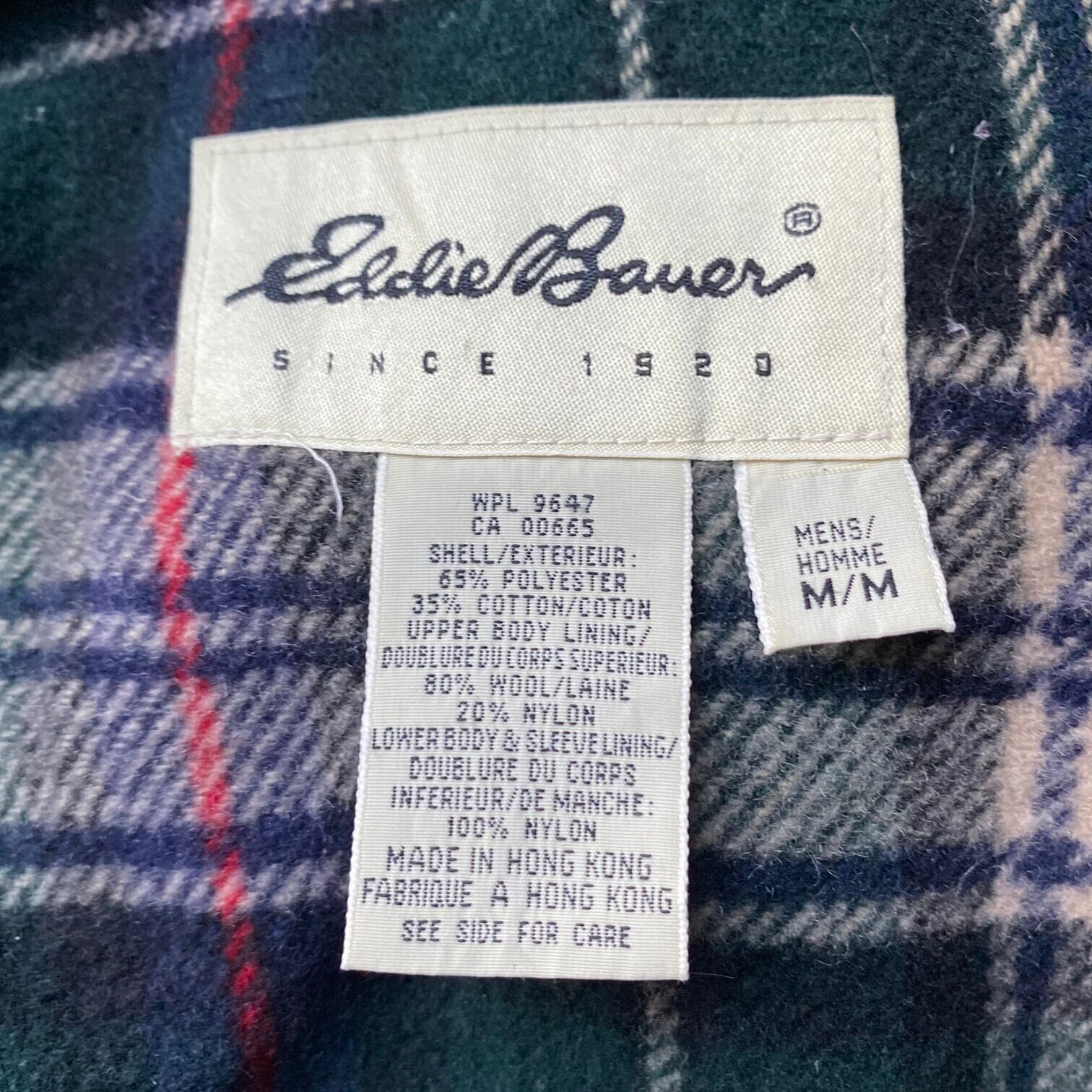 90年代〜00年代 Eddie Bauer エディーバウアー チェックライナー ...