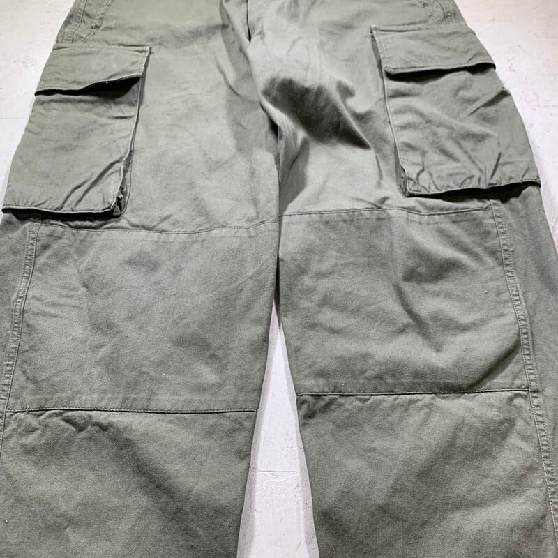 60's フランス軍 M47 カーゴパンツ 後期型 ヘリンボーン HBT カーキ