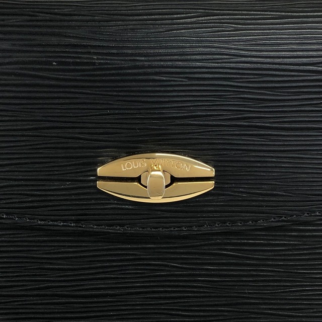 LOUIS VUITTON ルイヴィトン ハンドバッグ ブラック ターンロック レザー M52372 マルゼルブ vintage ヴィンテージ オールド 48k8t4