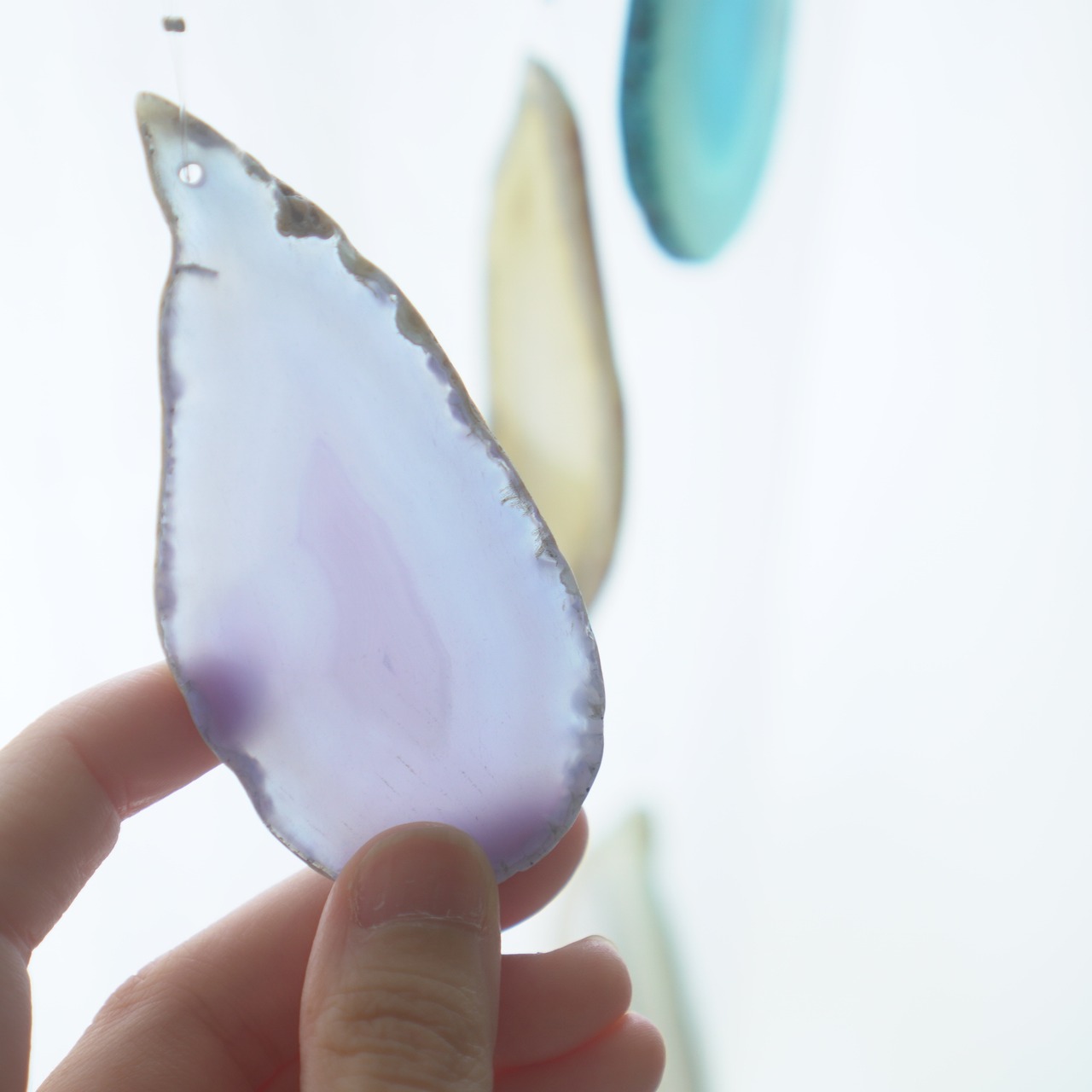 Ocean Planet - アゲートヒーリングチャイム / Agate Sun Catcher Wind Chime 024