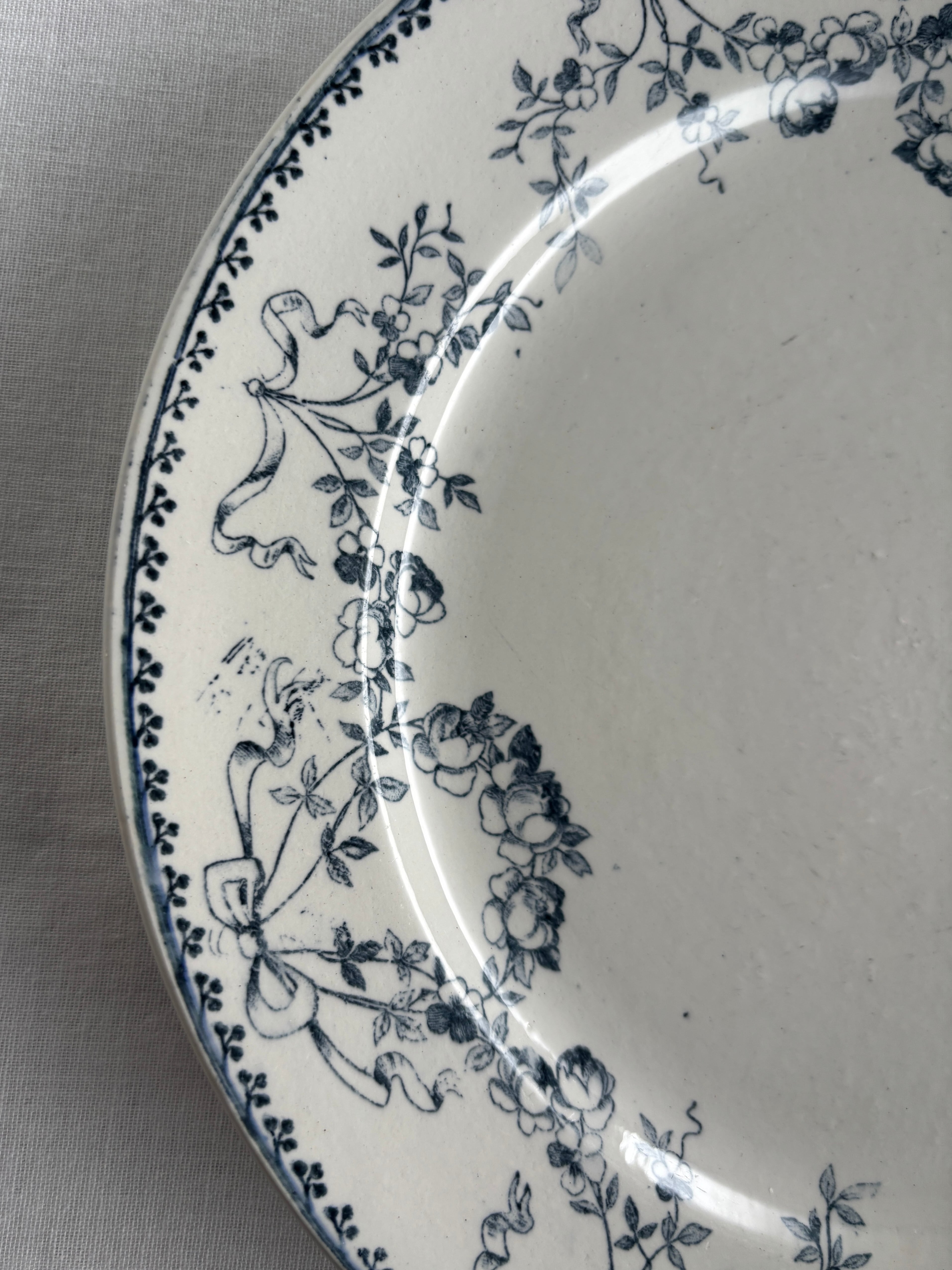 Sarreguemines Mozart dinner plate | fou