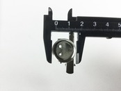 ノーブランド品 コサージュ 金具 コサージュ ピン 素材 カップ19mm 20個 クリップ ブローチ （AP0252）