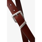 NFAI Rectangular Keeper Leather Belt