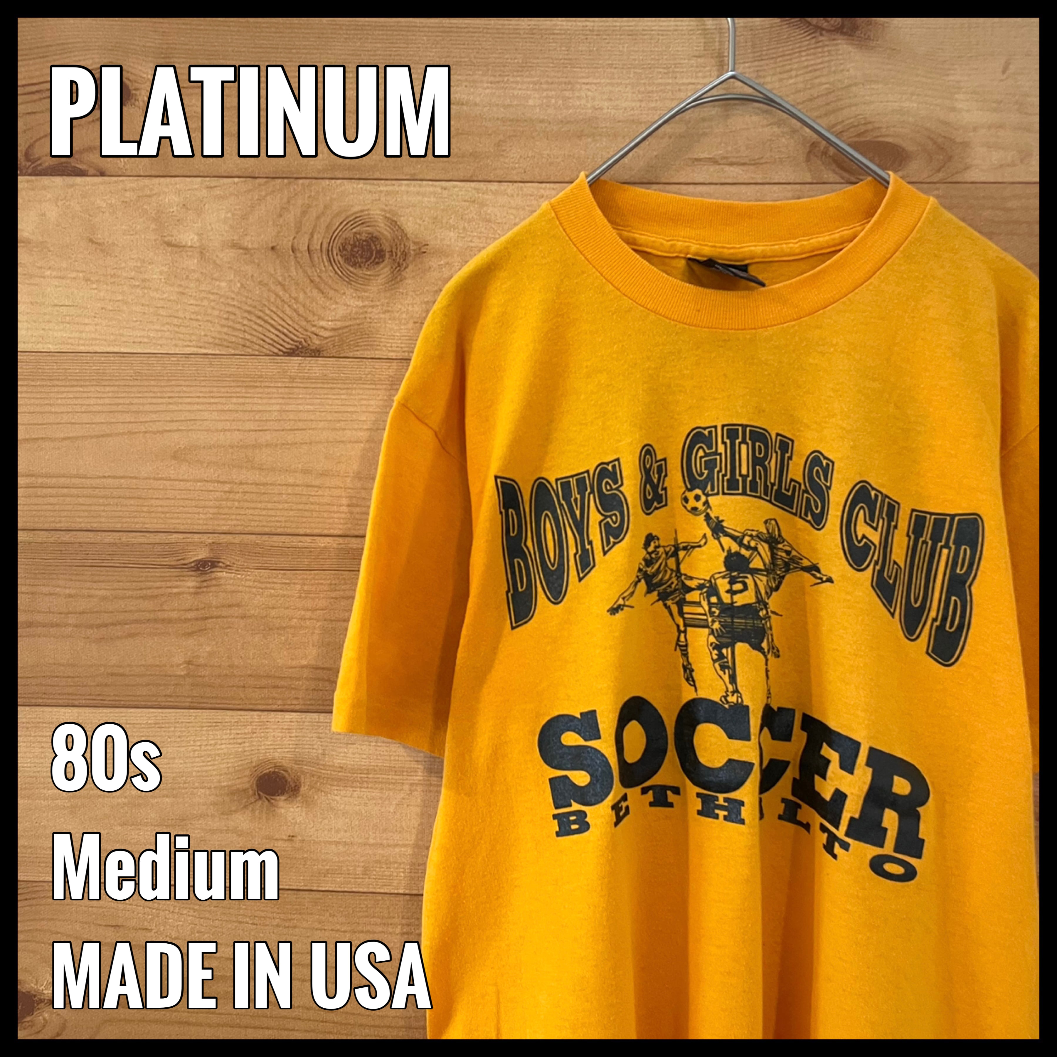 PLATINUM】90s USA製 サッカー Tシャツ ナンバリング プリント ...