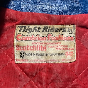 vintage 1970’s UK leather riders jacket
