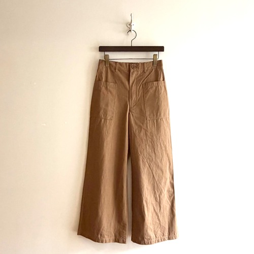 C30626【Ali】High-density Twill Baggy Pants