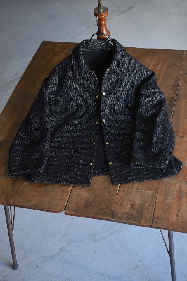 A.PRESSE / Cashmere Beach Cloth Jacket (Navy)