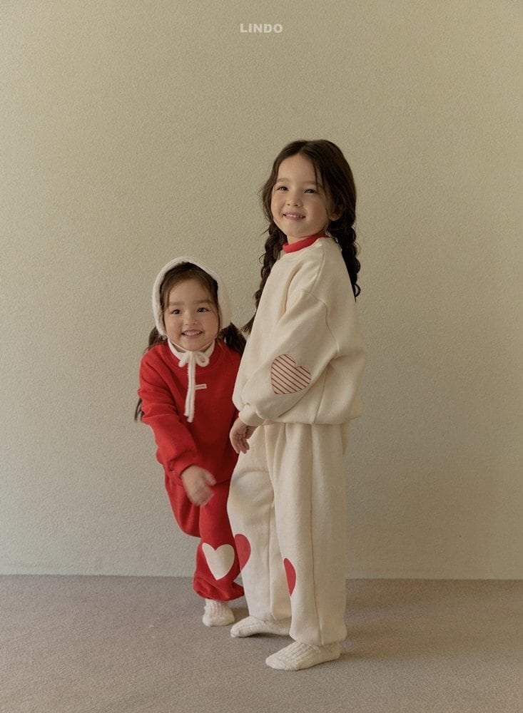 【予約商品】big heart jogger pants