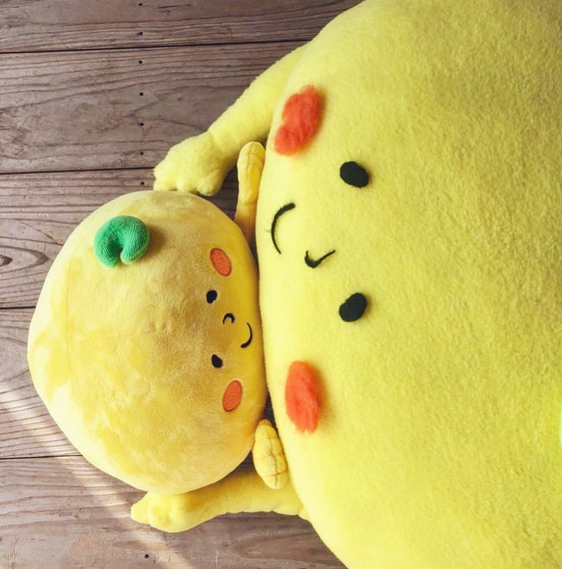 まんなかちゃん ぬいぐるみ 一点もの】まんなかちゃん ぬいぐるみ | chica art gallery shop