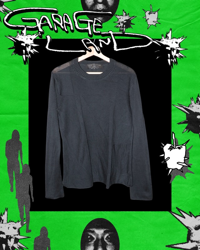 comme des garçons 09aw or 19aw crazy pattern knit