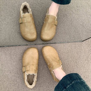 ボアライニング バックル付きシューズ 3color W10424