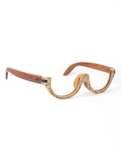 木彫りメガネ-グランパオーバル-