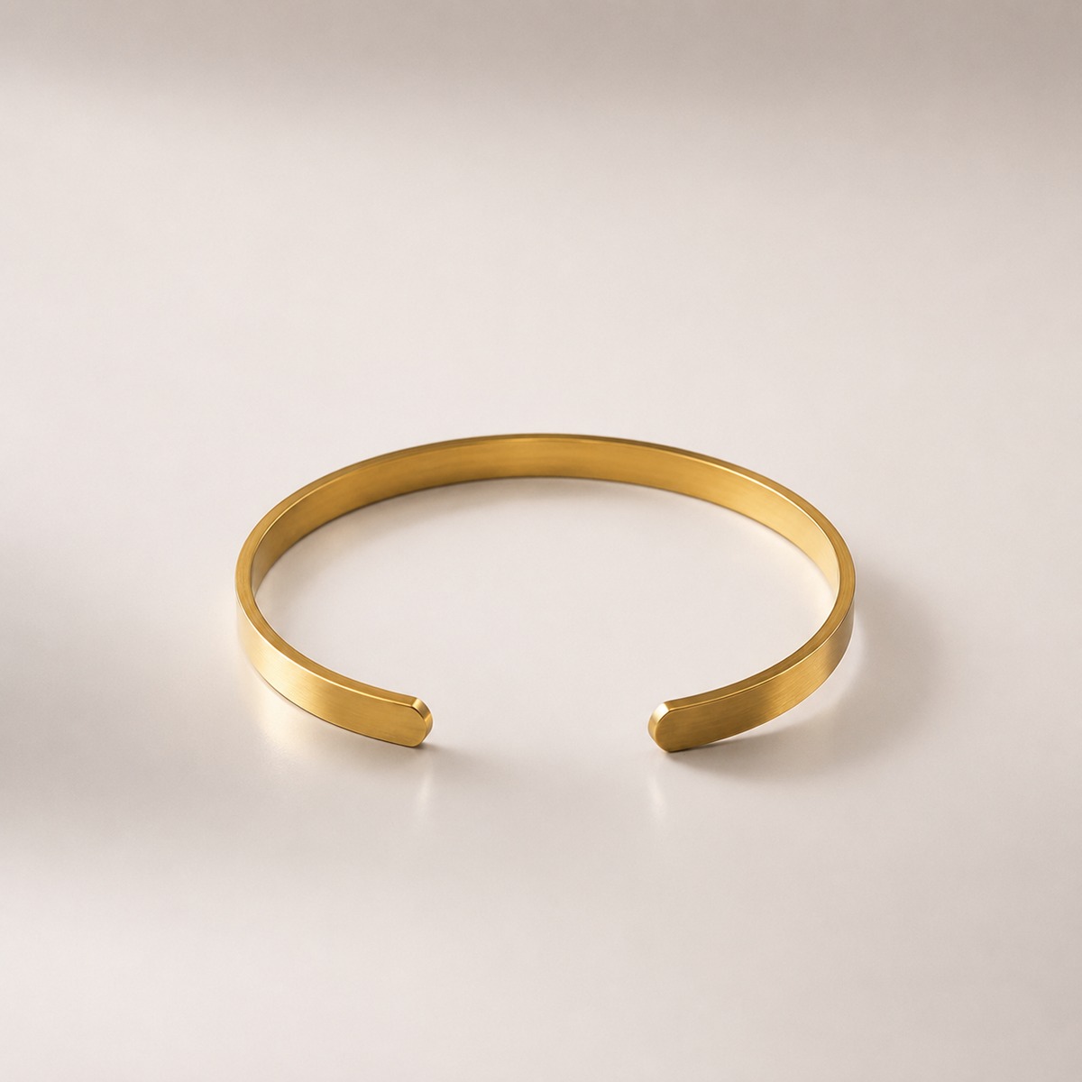 【KAORU未使用】SILVER925刻印ヴィンテージ ゴールドバングル Link Bangle Gold【刻印無し|リンクバングル ゴールド | for.