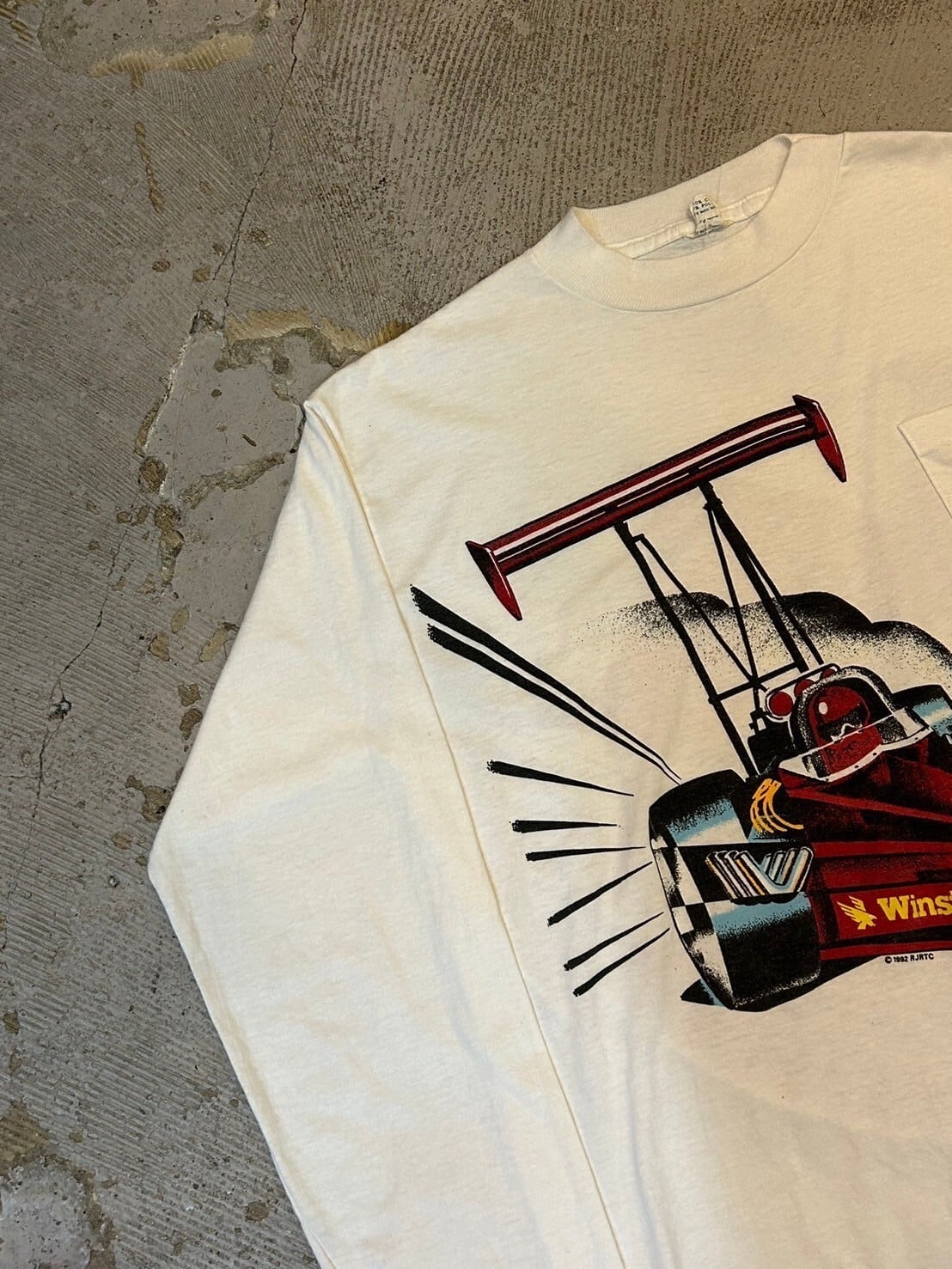 トップス 50's\"THE BIG WHEEL\"DRAGRACE T-shirt ちょっと古い Drag Race T-shirts | Mooneyes Express