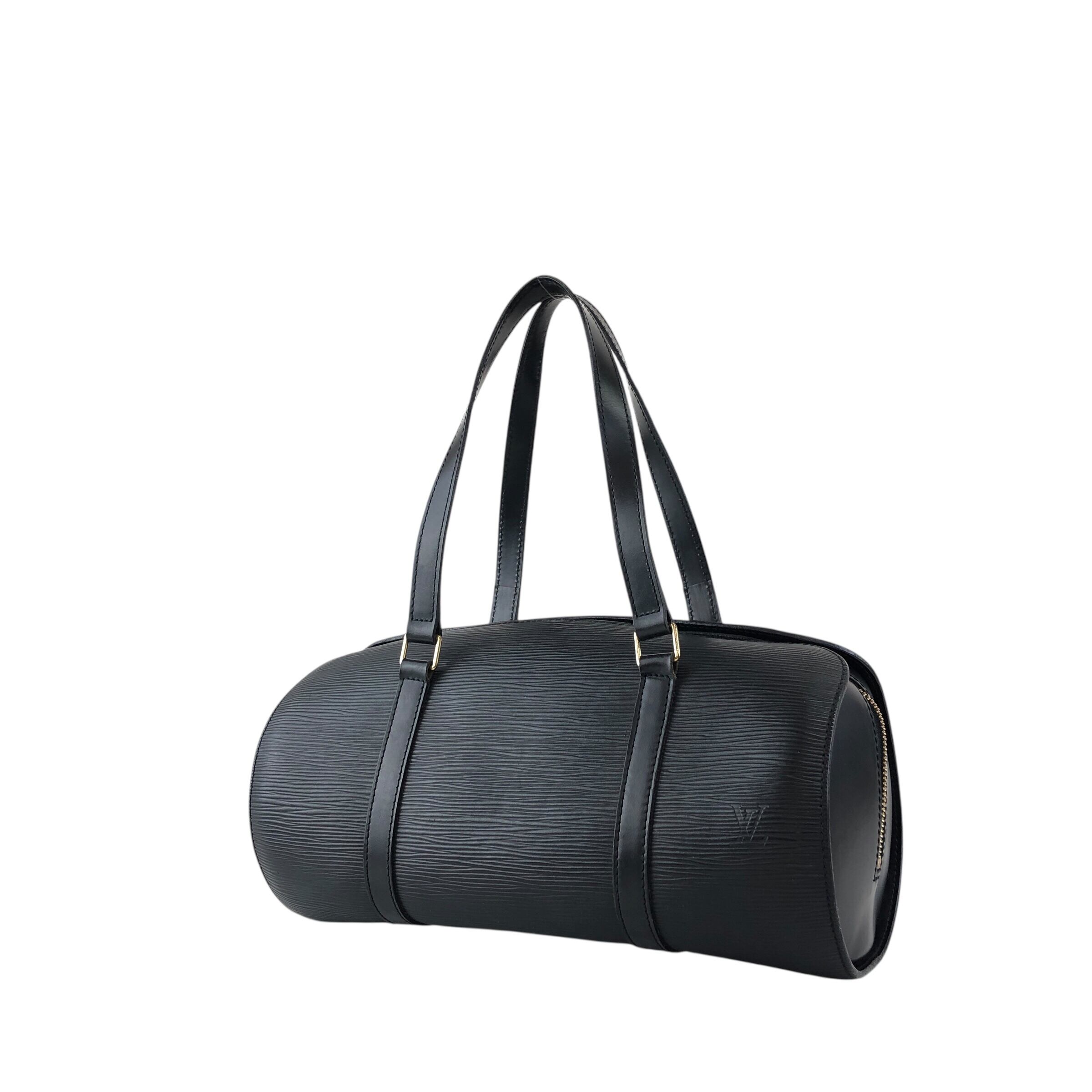 LOUIS VUITTON ルイ・ヴィトンエピ　スフロブラック LOUIS VUITTON ルイヴィトン エピ ハンドバッグ ブラック レザー