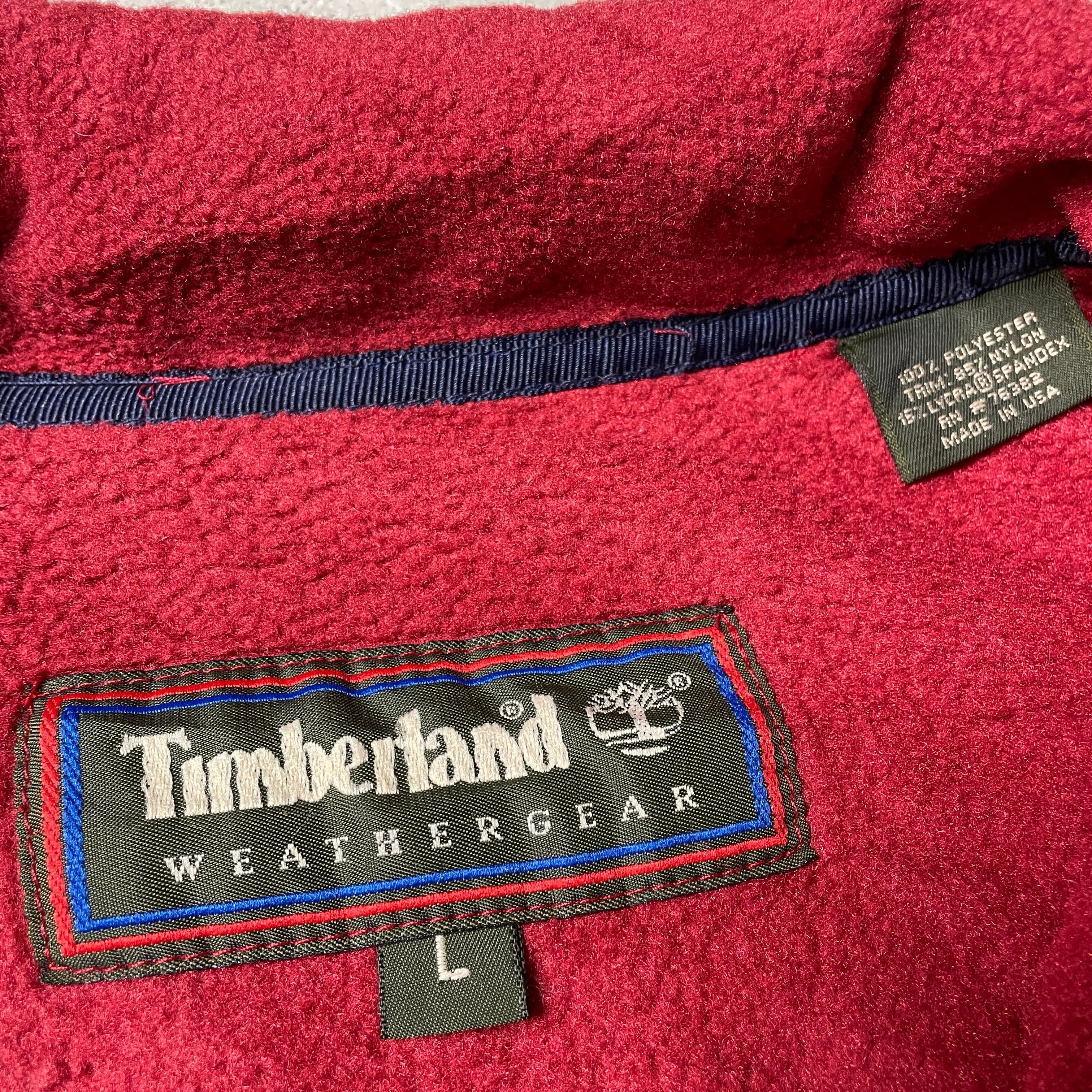 90年代 USA製 Timberland ティンバーランド ナイロン×フリース