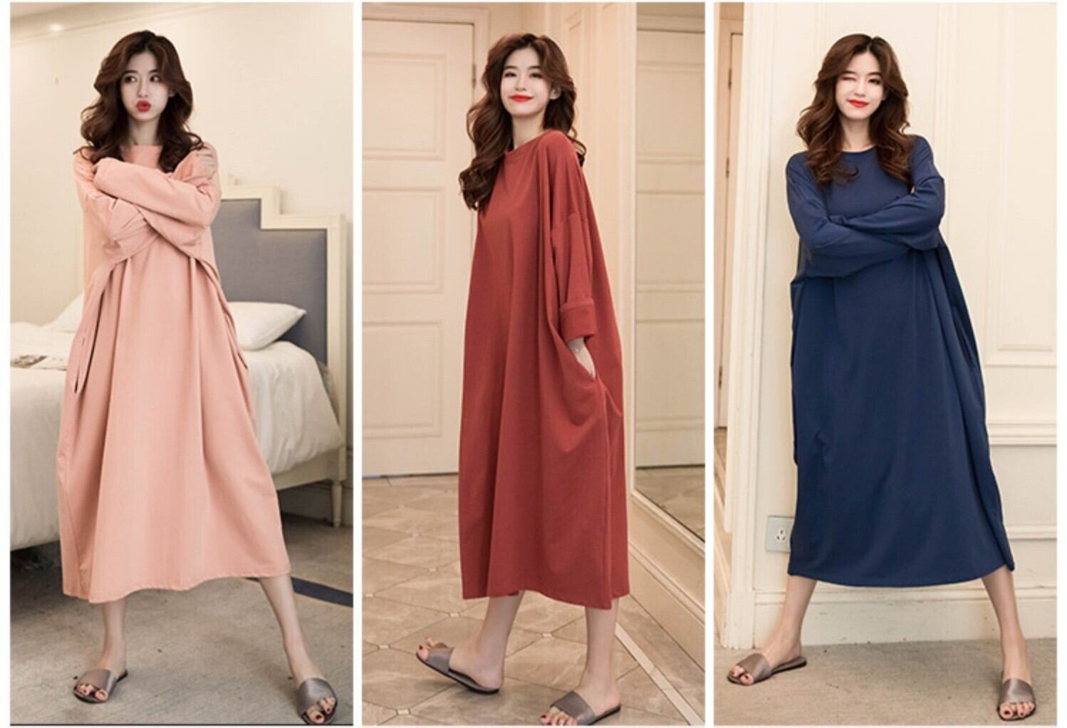 ゆるルームウェア ビッグルームウェア ワンピース ルームウェア