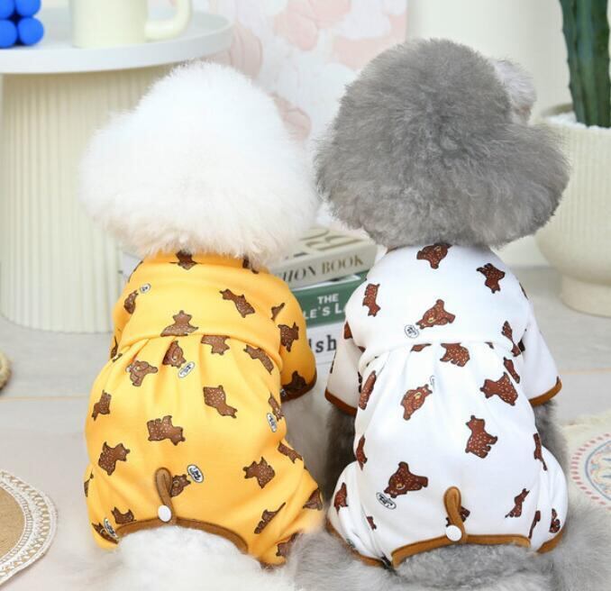 《予約》№210777 ストレッチくまさんロンパース