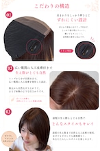 商品名【ロゼリア】人毛フルウィッグ