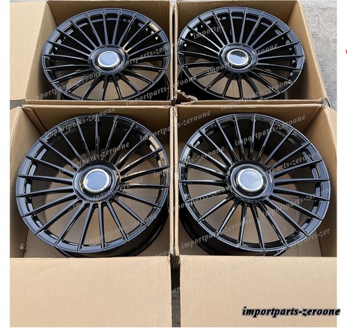 22インチ グロスブラックスタイル ホイール ロールロイス ゴースト Wraith Dawn " -BRN-12196★