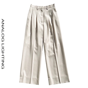 Tuck Wide Pants／IVORY