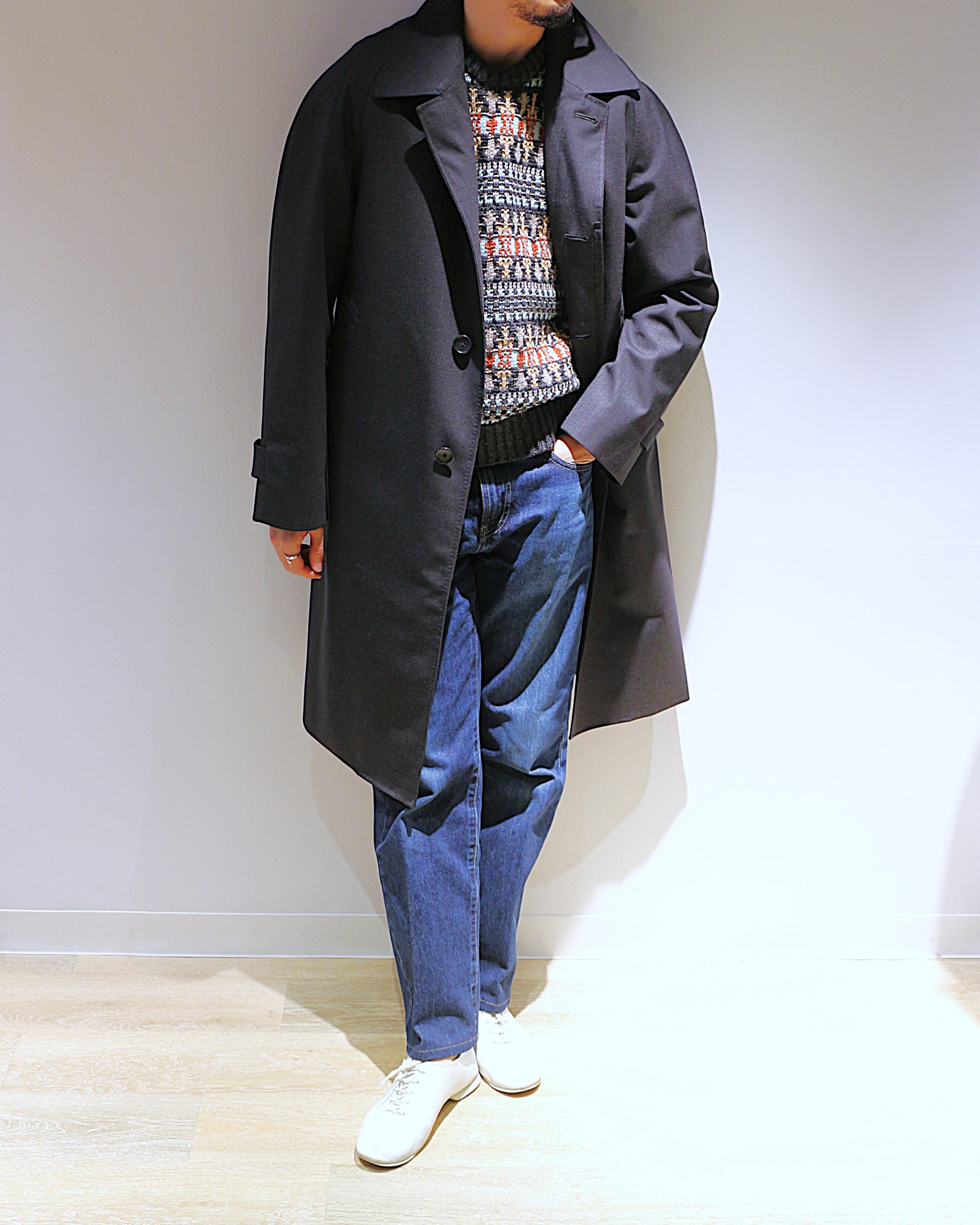 【美品】 AB6 MIYUKI オーダースーツ スリーピース 毛100% 紺 MIYUKI CRAFTS SUITS