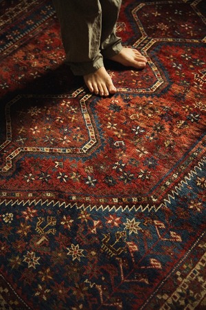 648-Semi Antique Khmse  rug