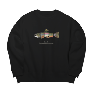 Black(2026aw Brook FiveFish L/S Sweat
