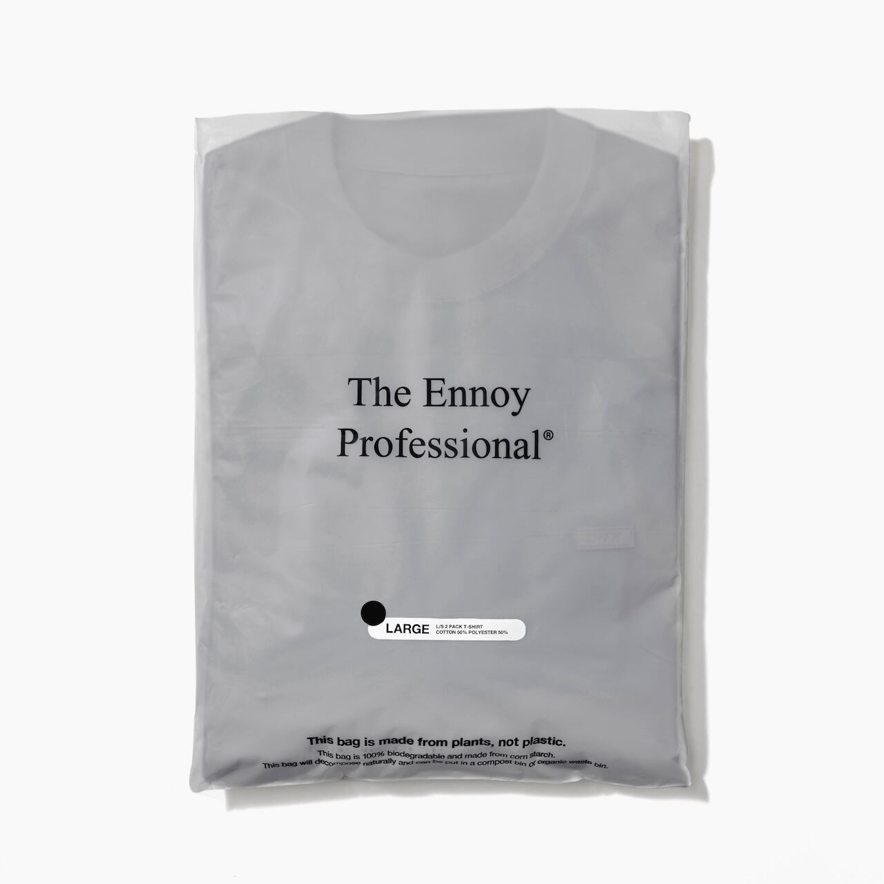 Ennoy エンノイ LOGO T-SHIRT 21SS ホワイト XL ロゴT - メルカリ Taku 