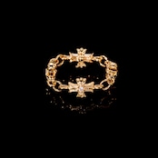 CROSS RING GOLD