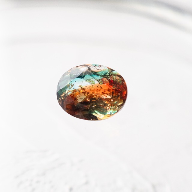 オーバル　10×8mm　#271【硝子の宝石】箔入