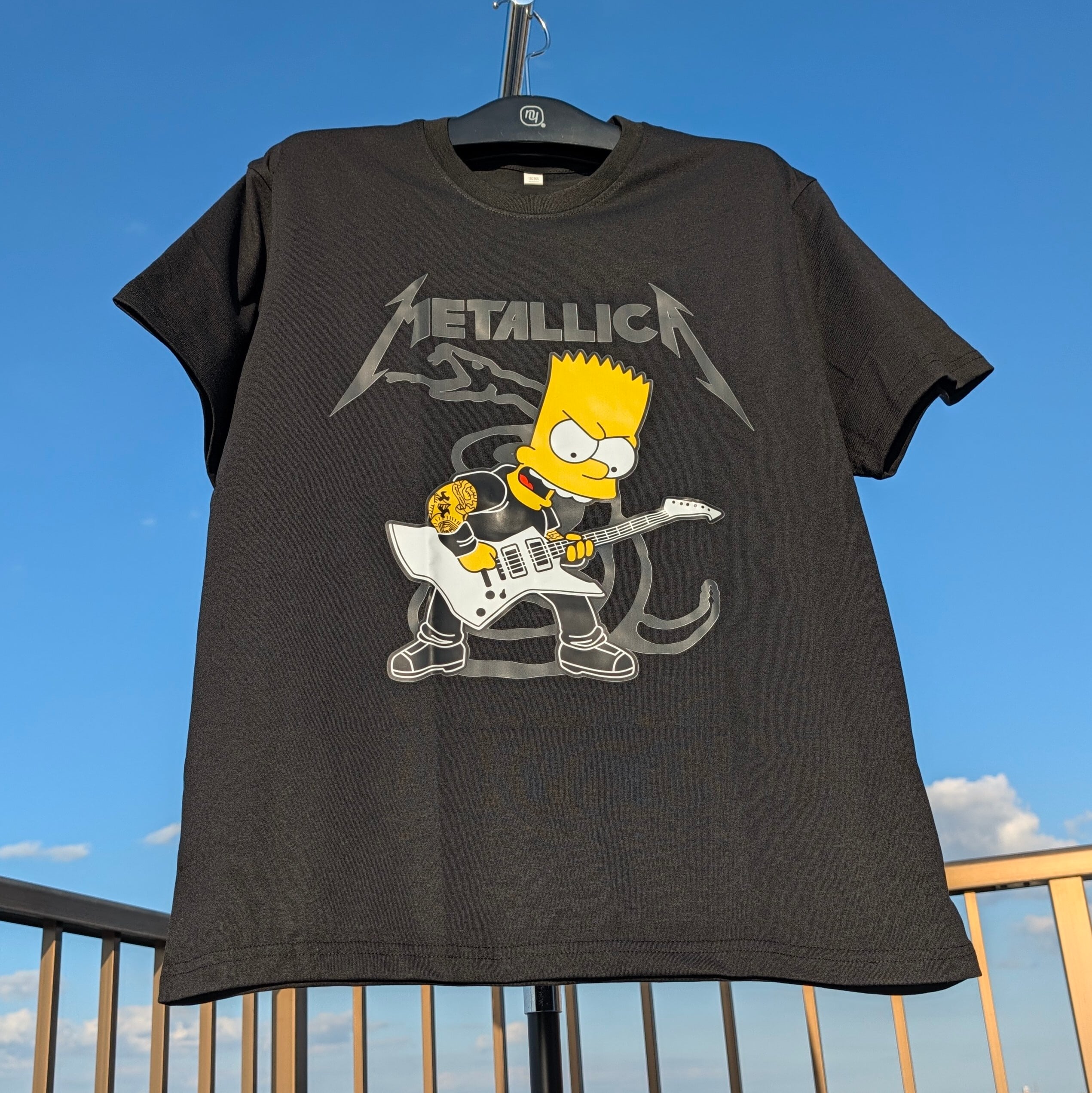 【 The Simpsons（ ザ・シンプソンズ ）】Bart Simpson × METALLICA / Tシャツ / バート / メタリカ〚アメリカン雑貨 アメトイ〛
