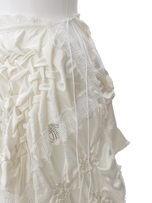 【26SS】Create Clair クリエイトクレイル / SMOCKING VEILL SKIRT