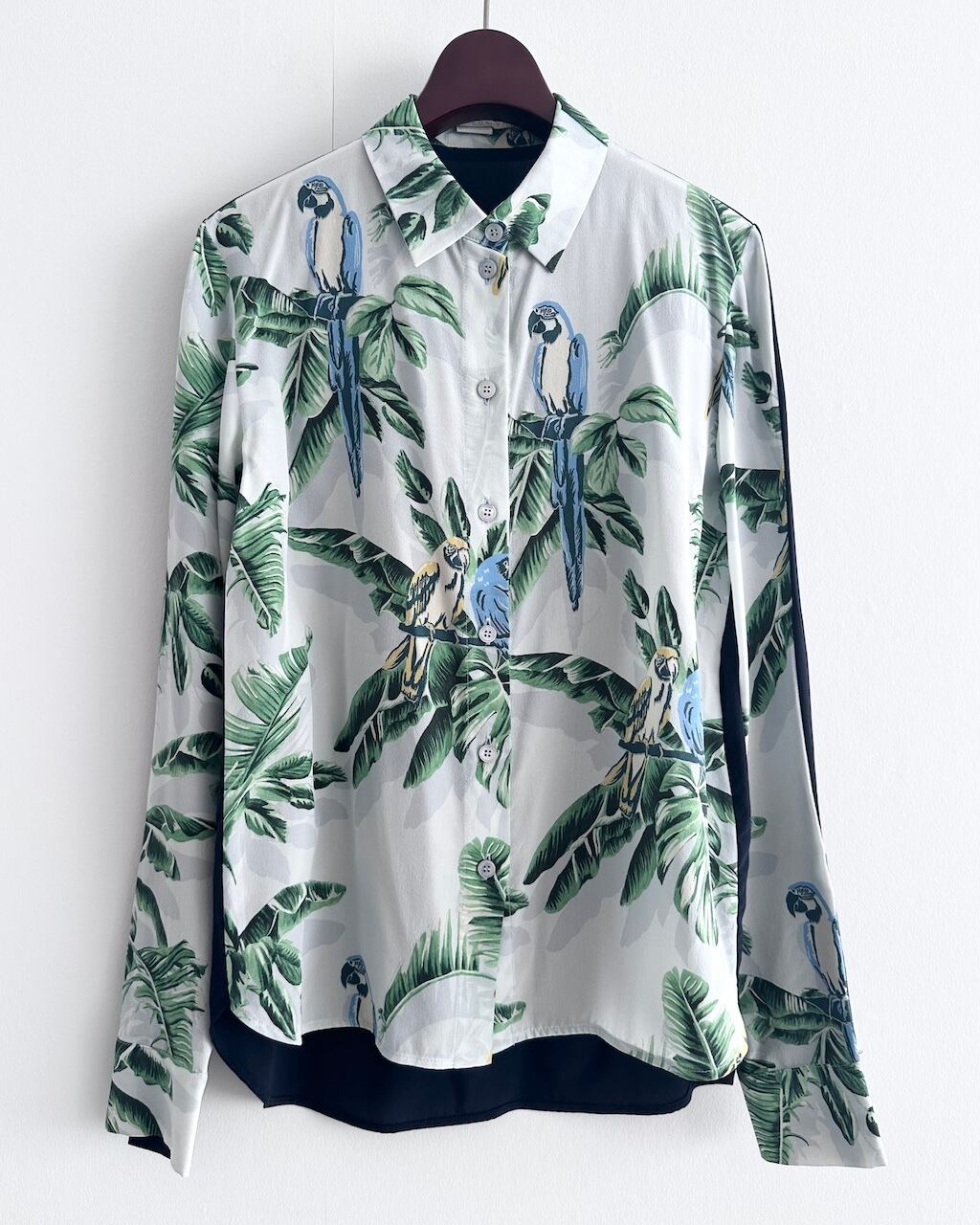 STELLA McCARTNEY SILK PRINT SHIRT | dear closet