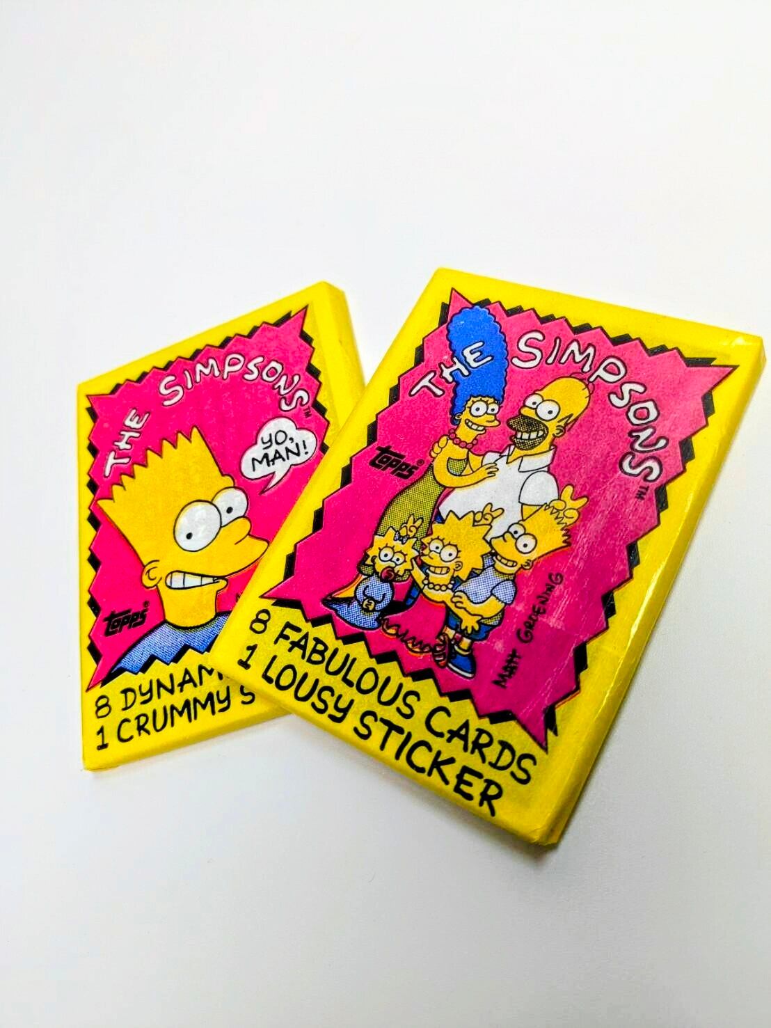 【送料無料！】VINTAGE トレーディングカード・ステッカー単品 （1個=8CARDS+1Sticker）【ザ・シンプソンズ (The Simpsons)】〚アメリカン雑貨 アメトイ〛