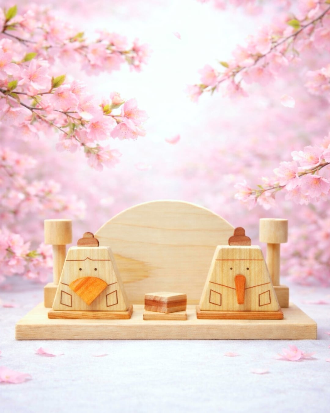 小さな木のおひなさま