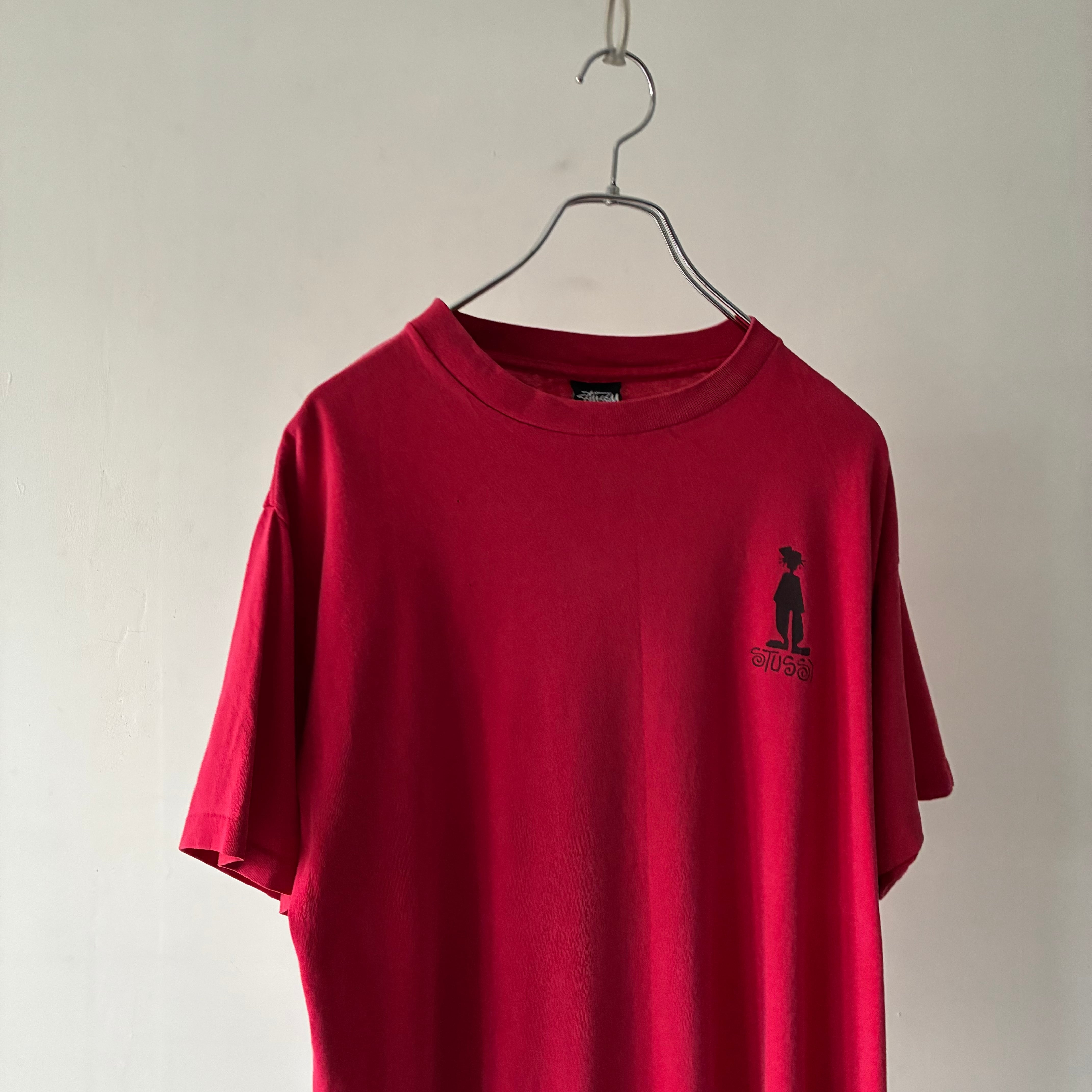 STUSSY- 80's shadow man print T-shirt | ROOT online