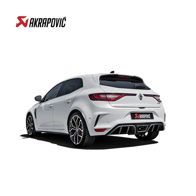 AKRAPOVIC RENAULT / ルノー MEgane IV RS Evolution Link pipe set (Titanium)