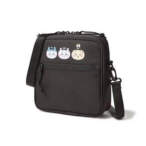 NEW ERA ニューエラ ちいかわ スクエアショルダーポーチ 1.5L ブラック 14864480 ショルダーバッグ ハチワレ うさぎ コラボ