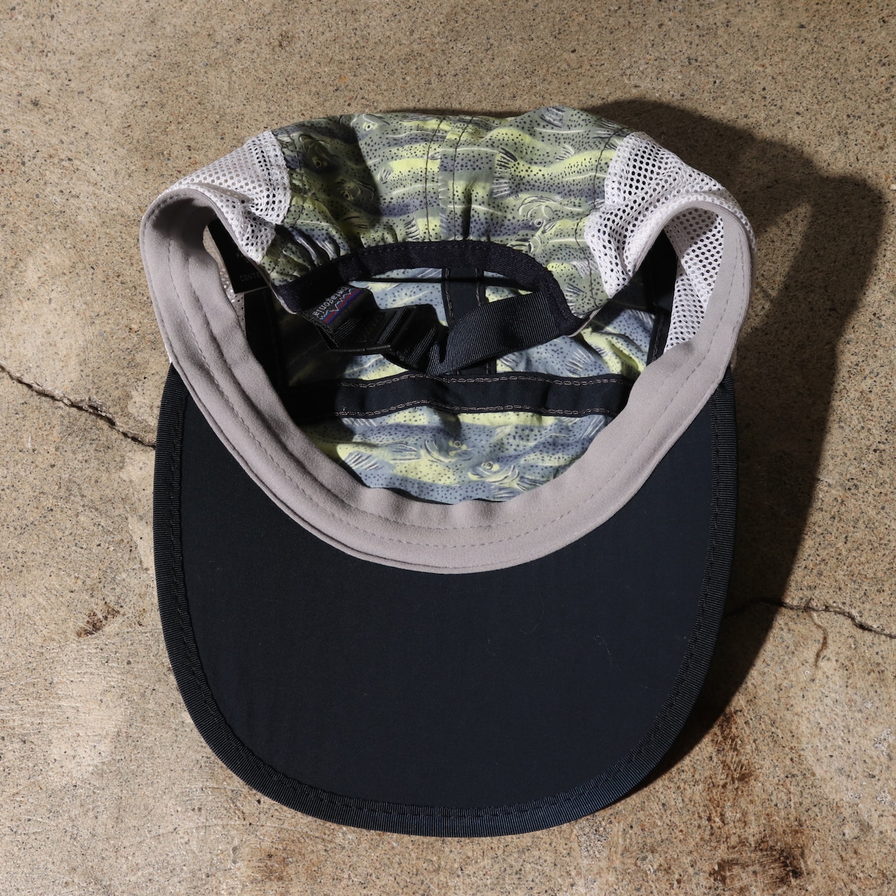 極美品 M 02年 米国製 スプーンビルキャップ Patagonia パタゴニア spoonbill trout トラウト ニジマス